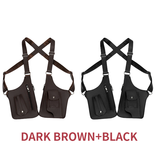 🔥2026 NOUVEAUTÉ EN PROMOTION🔥 Sac tactique anti-vol pour homme – Bretelles doubles, multiples poches et résistant à l'eau 🎒🛡️