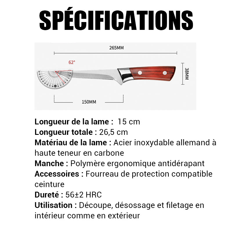 🏆50% de réduction pour une durée limitée✨🔪Couteaux recommandés par les chefs Michelin – couteaux Premium