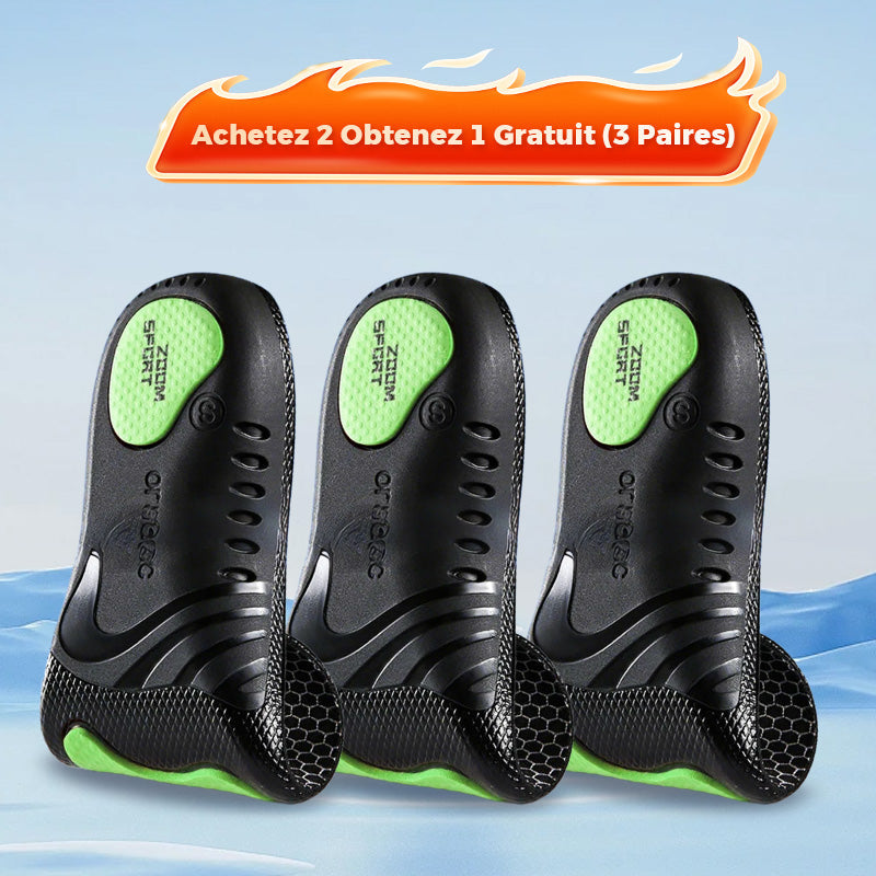 👟 ACHETEZ 2 - RECEVEZ 1 GRATUITS ! ✨ Semelles Amortissantes Unisexe - Absorption des Chocs pour Course, Randonnée ou Quotidien 🏃♀️🏃♂️
