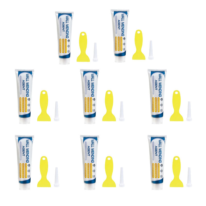 🛠️🏠Kit de réparation de cloisons sèches efficace – Réparez vos murs en quelques minutes ! Kit tout-en-un avec grattoir pour fissures et trous.