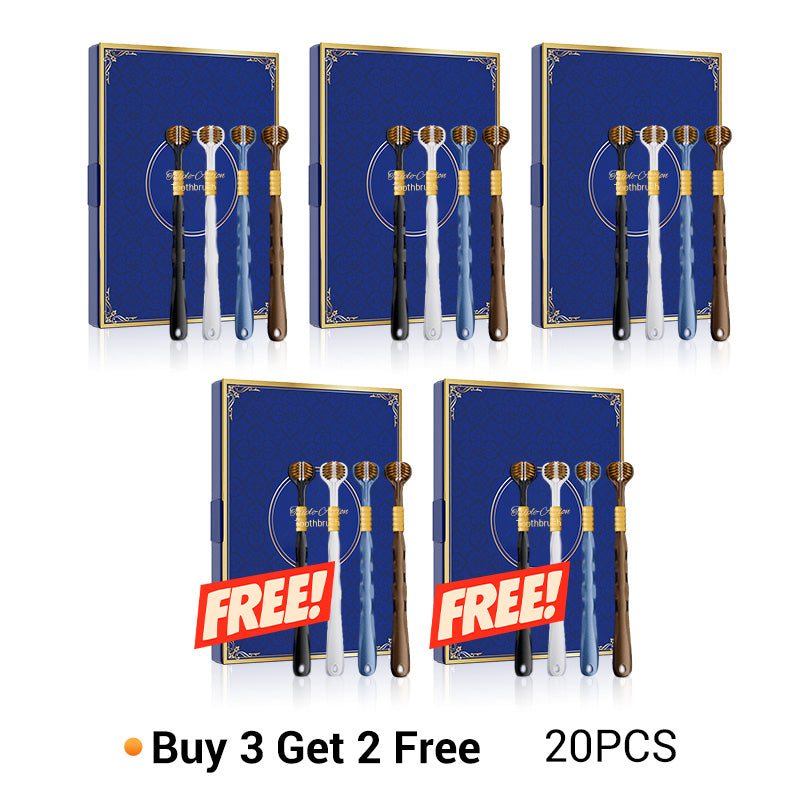 🔥2026 New Arrivals: 50% Off for a Limited Time!🦷Three-headed multi-angle cleaning toothbrush