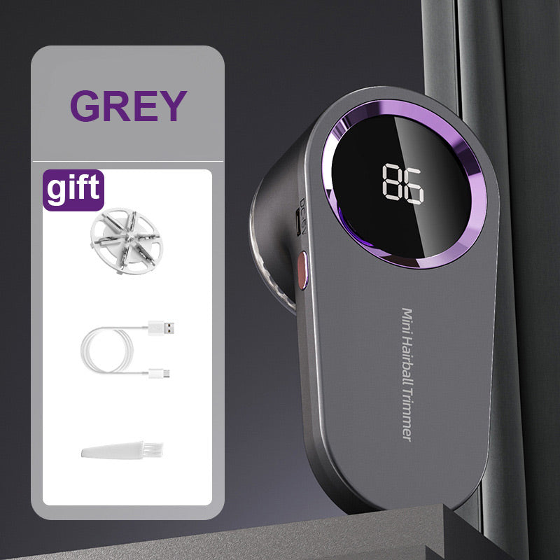 Tondeuse électrique pour boules de poils avec écran LED intelligent