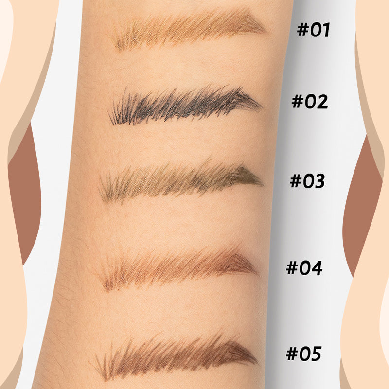 Stylo de maquillage des sourcils précis à 4 pointes pour des sourcils naturels