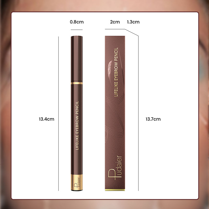 Stylo de maquillage des sourcils précis à 4 pointes pour des sourcils naturels