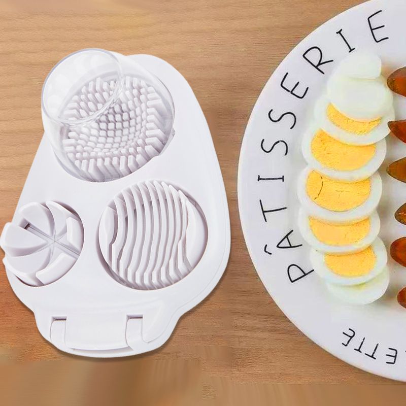 🍳 Coupe-œufs multifonctionnel 3 en 1 – Trancher, couper en quartiers et en dés en un seul geste ! 🔥Achetez-en 2, obtenez-en 1 GRATUIT🥚✂️