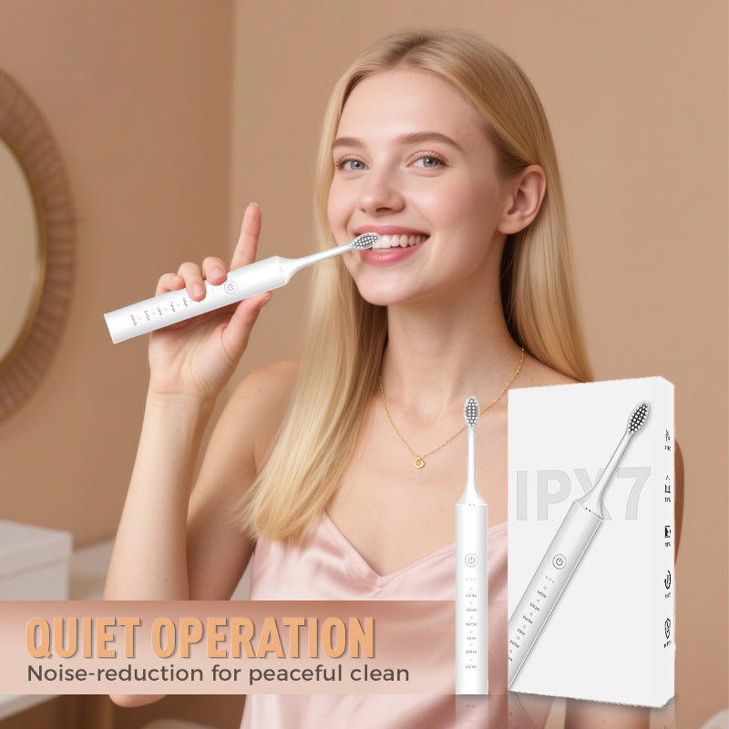 🎁2025 Vente chaude💕Brosse à dents électrique sonore rechargeable pour les adultes