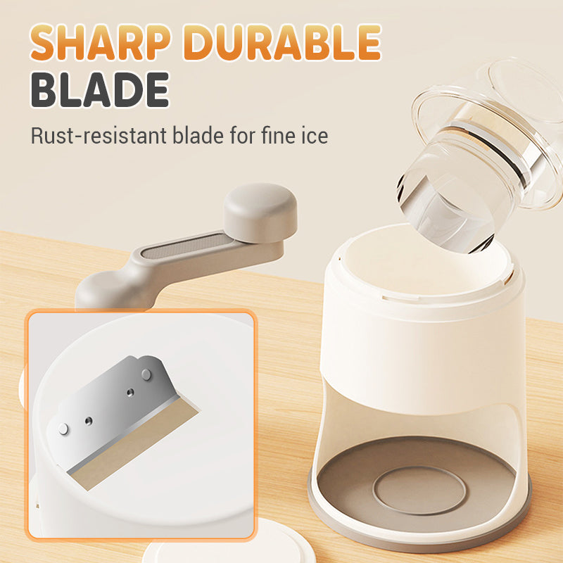 Machine à glace pilée à commande manuelle