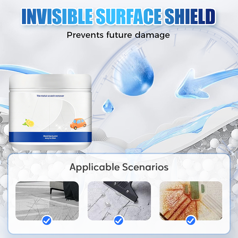 🧴 ACHETEZ 2 - RECEVEZ 1 GRATUIT ! ✨ Dissolvant Anti-Rayures pour Carrelage - Élimine les Éraflures et Redonne l’Éclat aux Surfaces sans Ponçage 🪠✨
