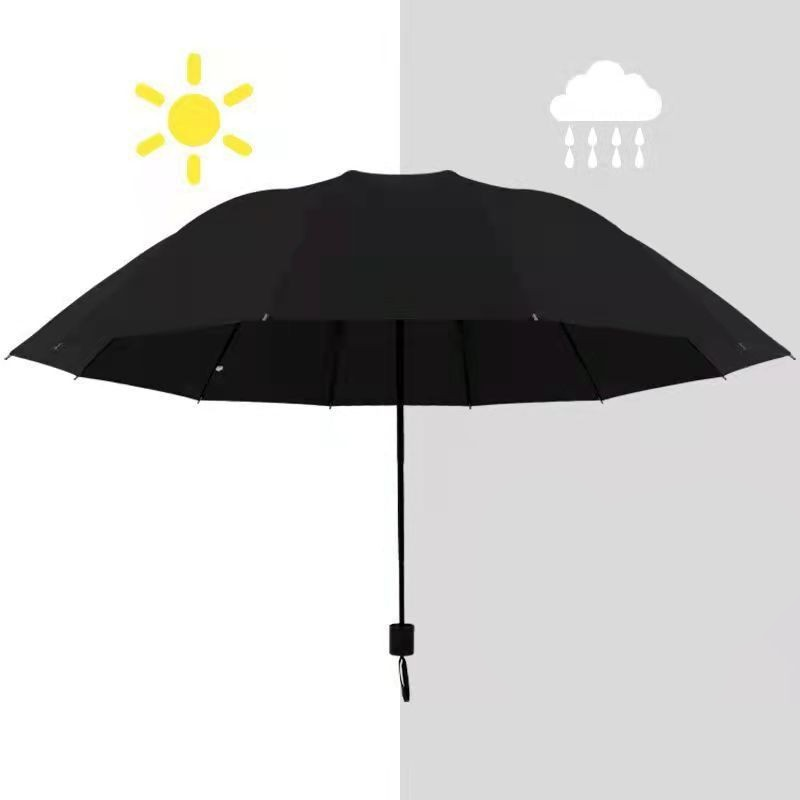 Extra grand parapluie pliable pour la pluie et le soleil