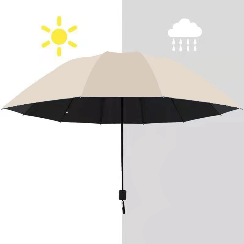 Extra grand parapluie pliable pour la pluie et le soleil