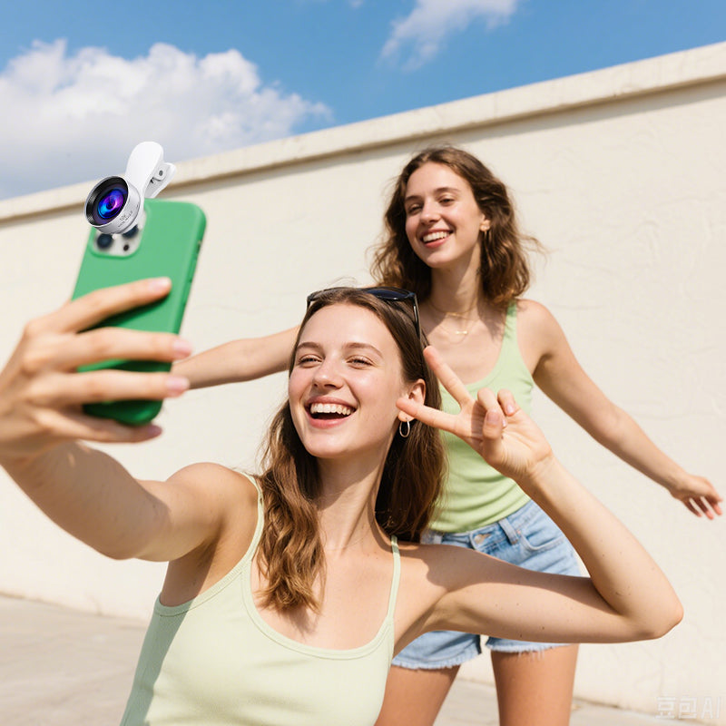 Kit d'objectifs grand angle HD universels pour téléphone