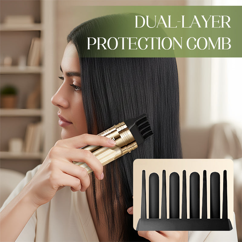 Peigne de teinture capillaire pratique 2 en 1 pour cheveux gris