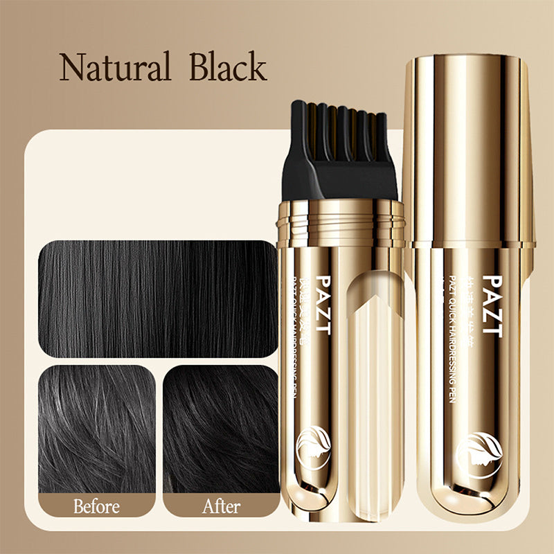 Peigne de teinture capillaire pratique 2 en 1 pour cheveux gris