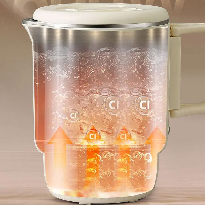 Bouilloire électrique pliante en acier inoxydable portable multifonctionnel