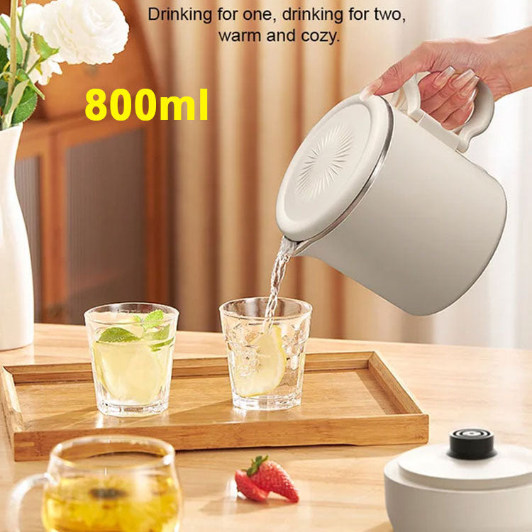 Bouilloire électrique pliante en acier inoxydable portable multifonctionnel