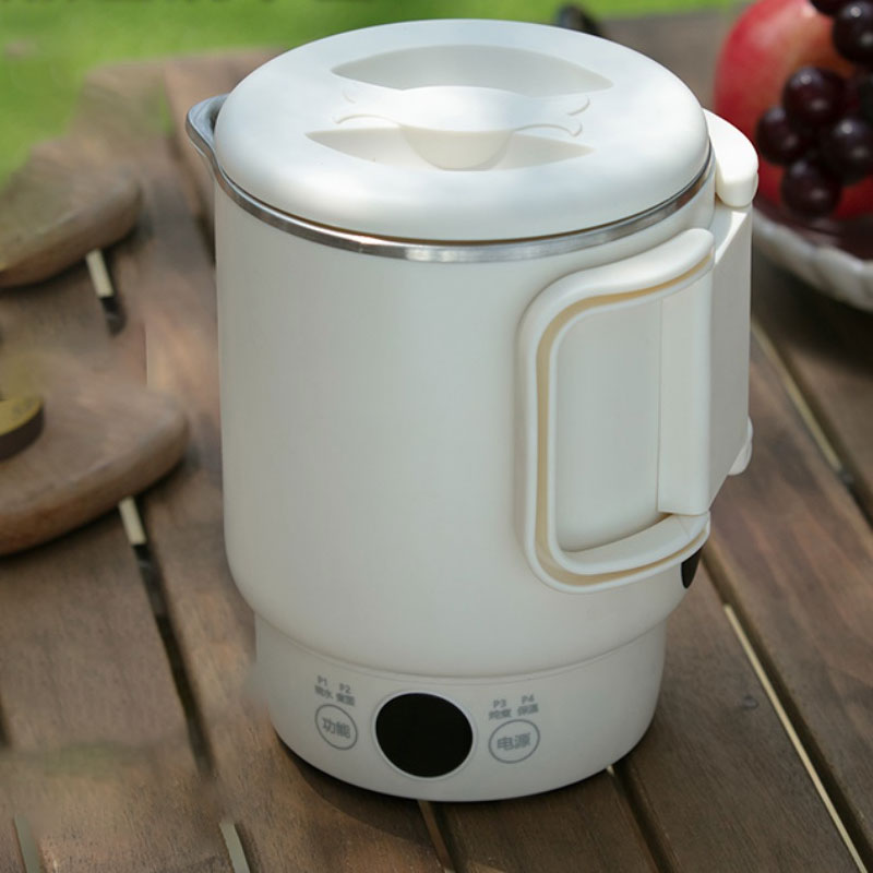 Bouilloire électrique pliante en acier inoxydable portable multifonctionnel