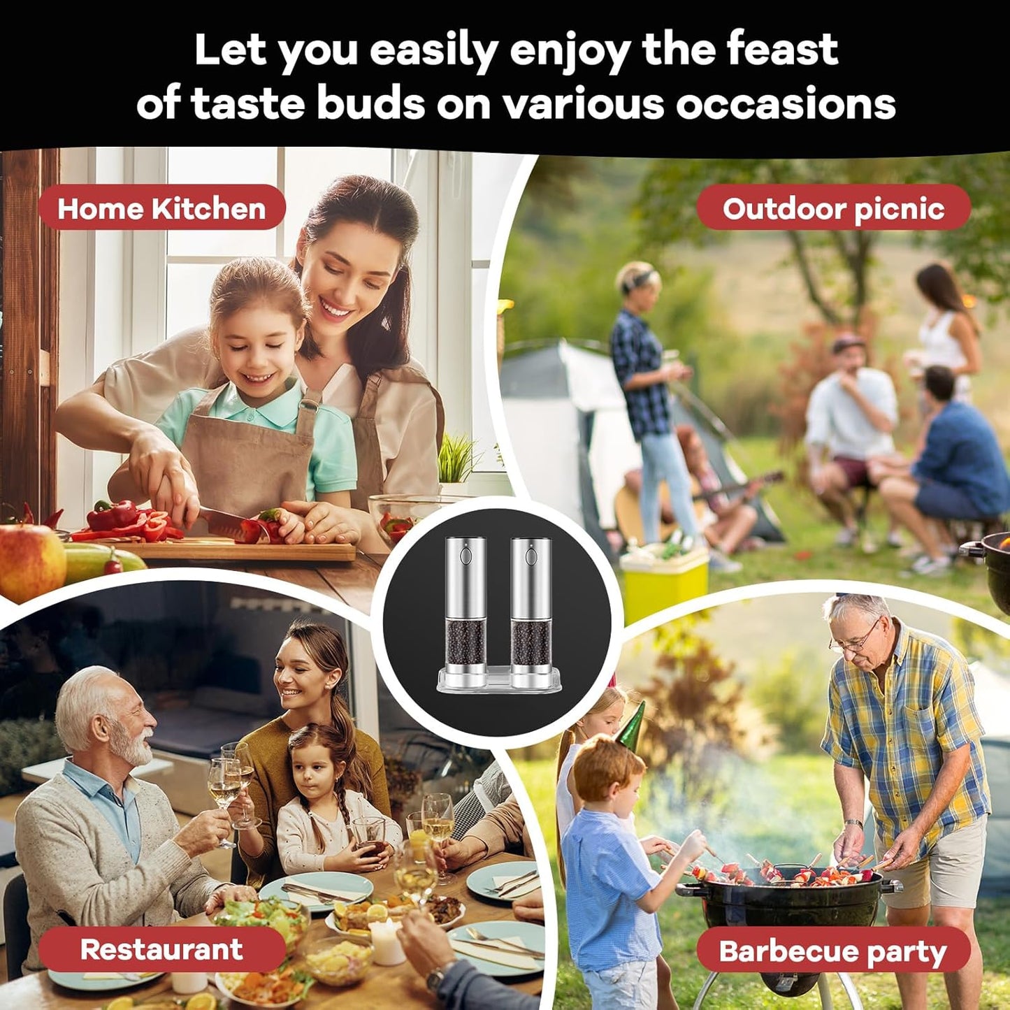 đ„Offre spĂ©ciale Ă durĂ©e limitĂ©e đ„ 54 % de rĂ©duction đ„ Broyeur Ă Ă©pices Ă©lectrique pour la cuisine