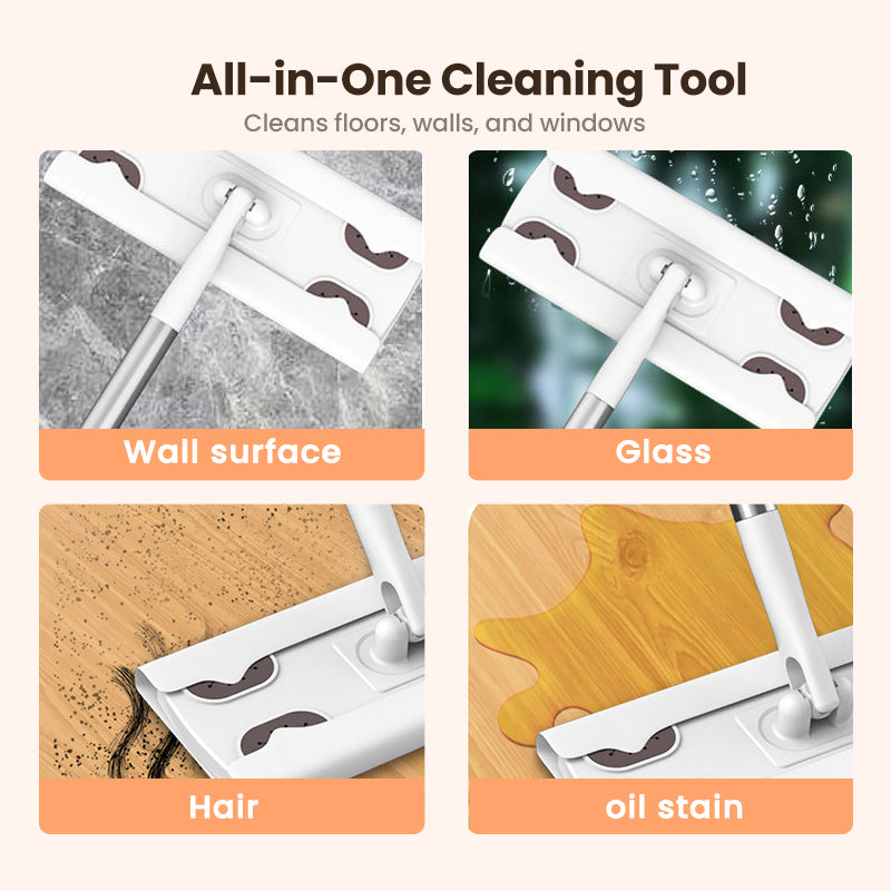 Balai-serpillère plat jetable électrostatique