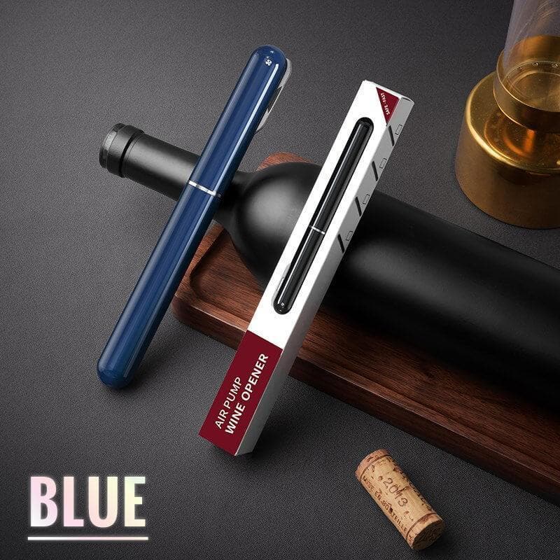 🍷 50% de réduction! ✨ Tire-bouchon à Pression d'Air – Ouvre en 3 Secondes, Design Stylo & Bouchon Inclus 🎁