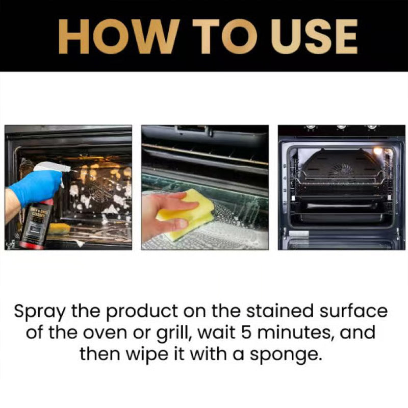 📢📢50 % DE RÉDUCTION !! ⏰Nettoyant pour four et grill en spray