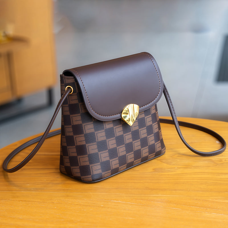 Sac à bandoulière pour femme à motif monogramme