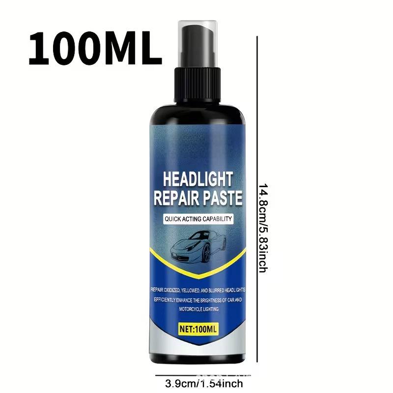 ⏰🚗 Spray rénovateur pour phares avec serviette