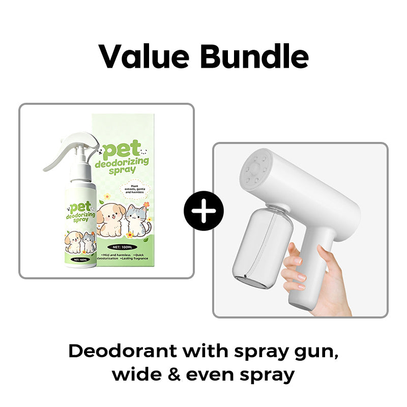 Spray eliminador de olores para mascotas multiusos