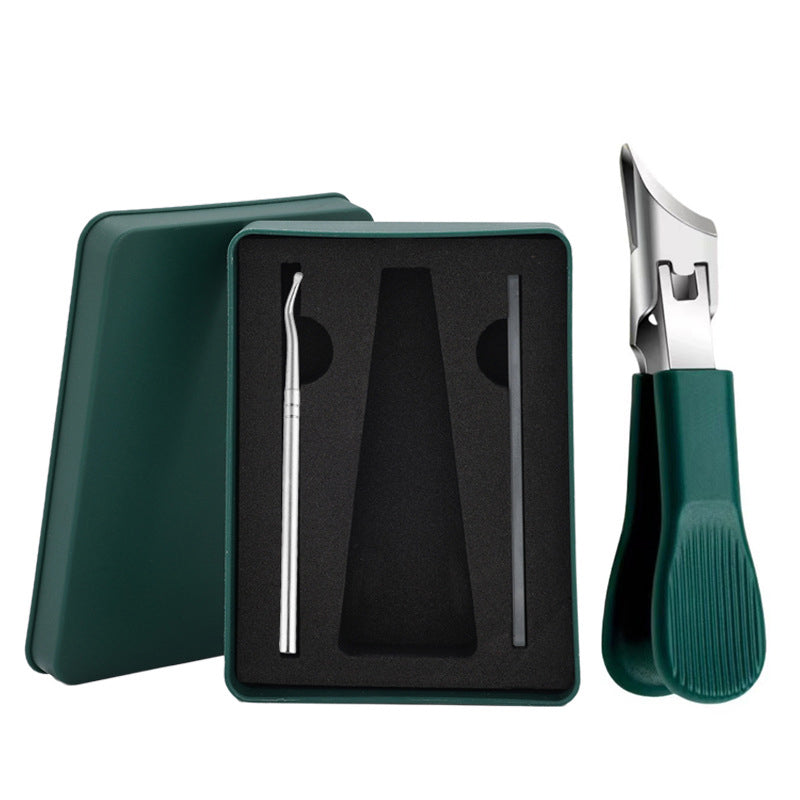 📢📢 50% DE RÉDUCTION !! ⏰ Coupe-ongles incliné anti-éclaboussures à large ouverture