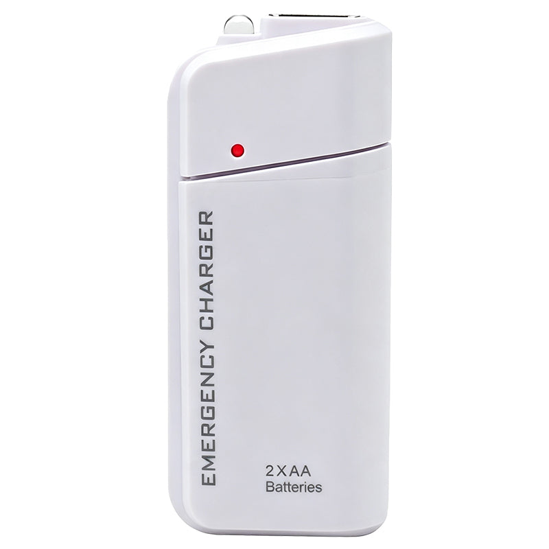 🔥‑50% OFFRE LIMITÉE🔋 Chargeur d’urgence portable, alimenté par piles AA, batterie externe avec lampe torche LED pour téléphone ✨