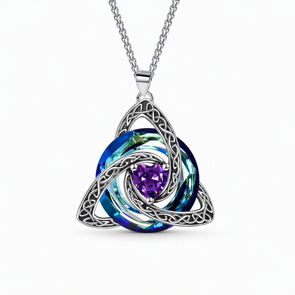 đ„PROMO -50%âł Collier femme pendentif nĆud celtique âš Pierre de naissance, bijou symbolique et Ă©lĂ©gant pour tous les jours đ«