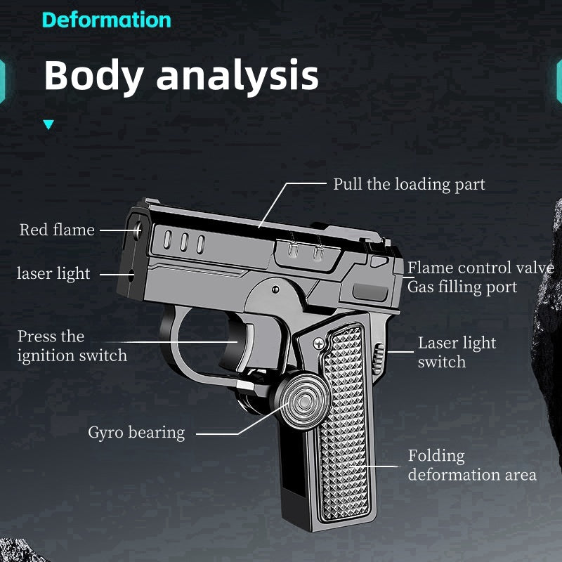 🔥50 % DE RÉDUCTION MAINTENANT !🔥Briquet multifonctionnel pliable et résistant au vent