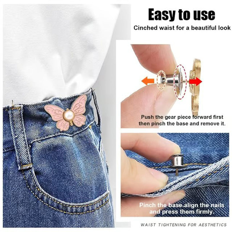 🎀🦋 OFFRE SPÉCIALE 1 ACHETÉ = 4 OFFERTS ! Boucle Papillon Réglable et Détachable ✨