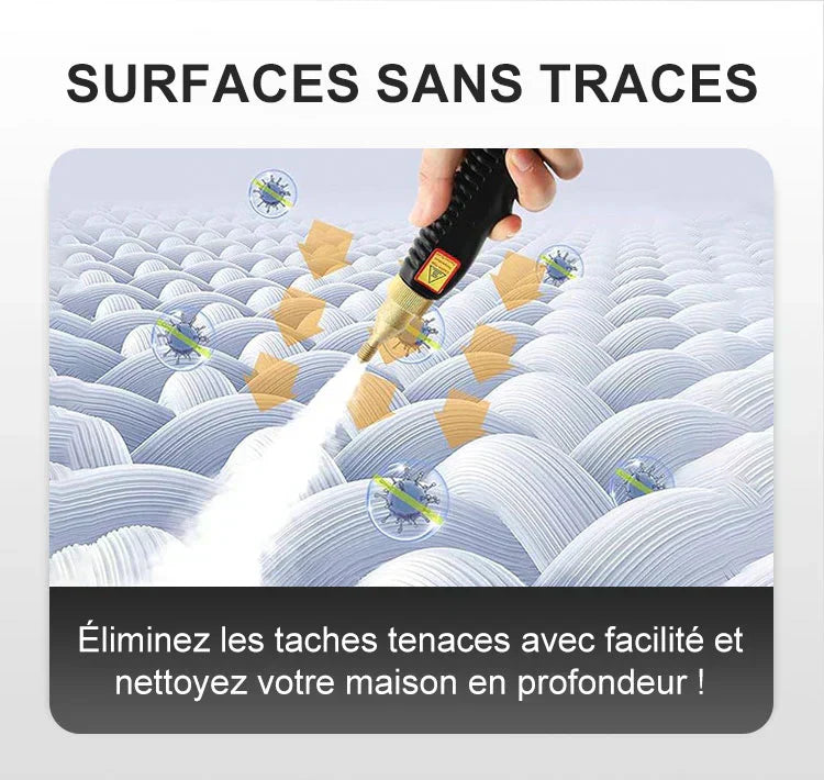 ✨Livraison gratuite ! 2500W Nettoyeur à Vapeur à Haute Température Pressurisée Portatif✨