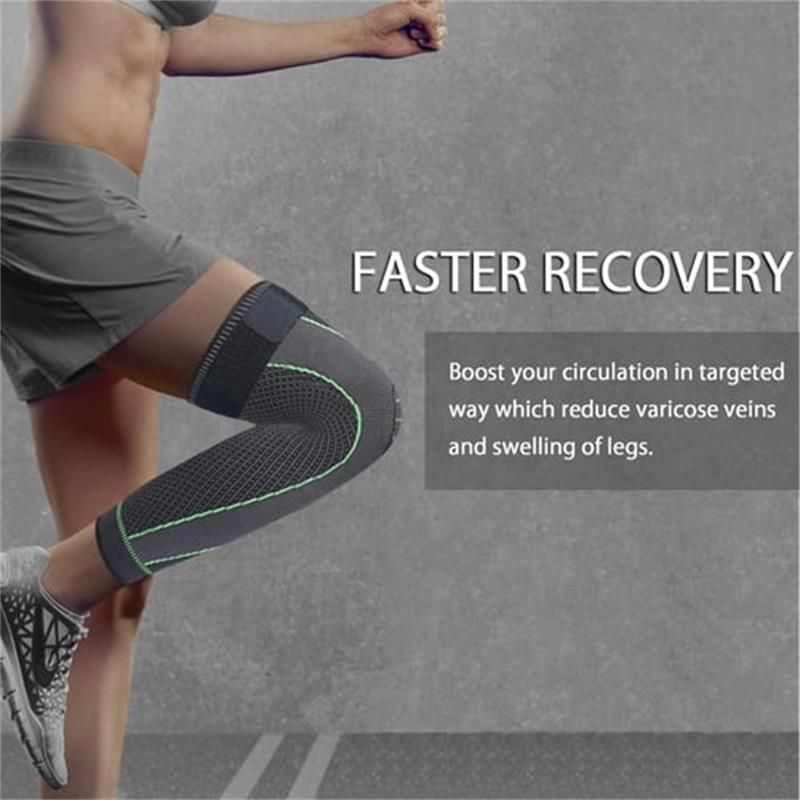 🔥 50% DE RÉDUCTION ! ✨ Genouillère Chauffante - Néoprène Respirant, Soutien Articulaire, Confort Fourni lors du Sport 🛡️❤️