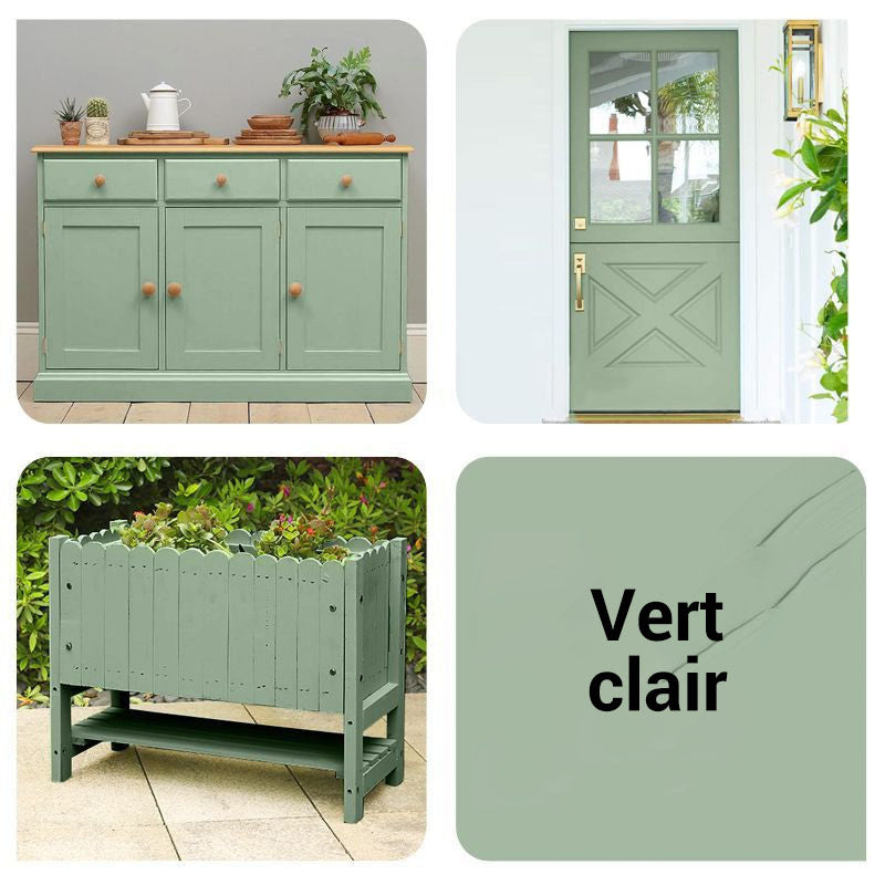 👍🍃Peinture de réparation et de rénovation de meubles en bois écologique, sans odeur, à base d'eau