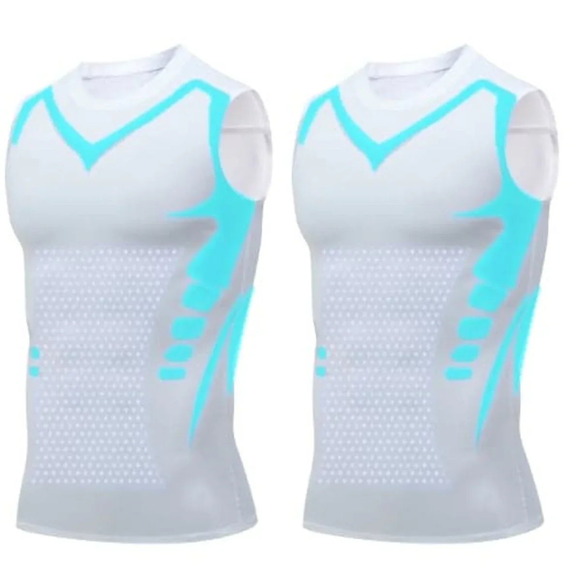 🌀🍃 OFFRE LIMITÉE 50% DE RÉDUCTION! Gilet Amincissant Ionique pour Homme – Compression Rafraîchissante et Légère, Totalement Invisible, Affine le Torse pour Une Allure Plus Nette ❄️✅