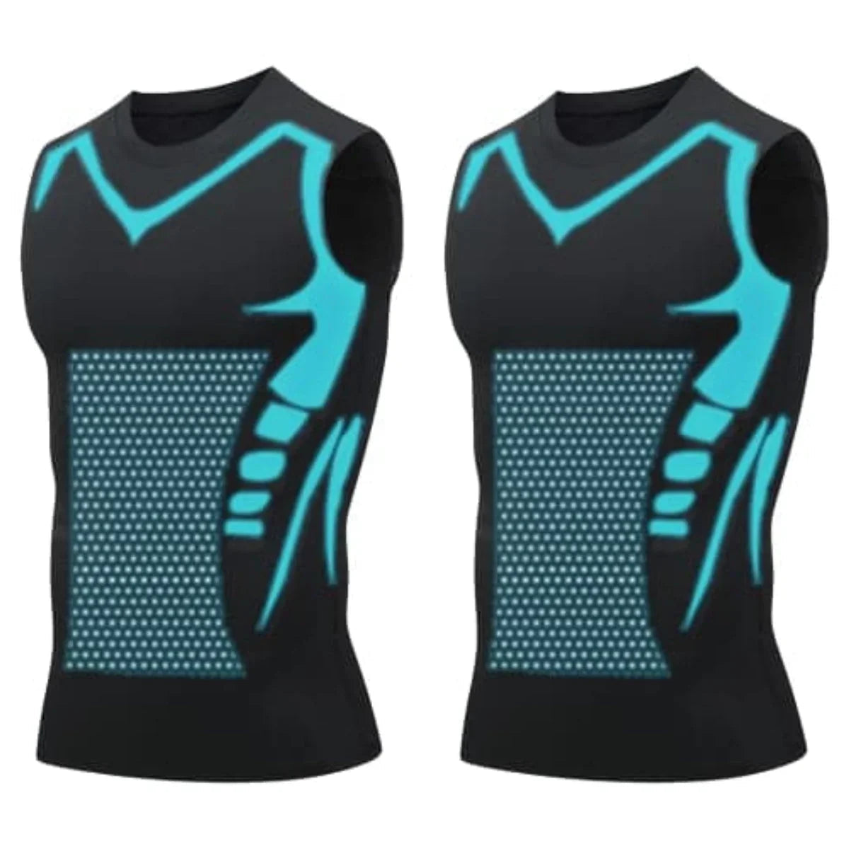 🌀🍃 OFFRE LIMITÉE 50% DE RÉDUCTION! Gilet Amincissant Ionique pour Homme – Compression Rafraîchissante et Légère, Totalement Invisible, Affine le Torse pour Une Allure Plus Nette ❄️✅