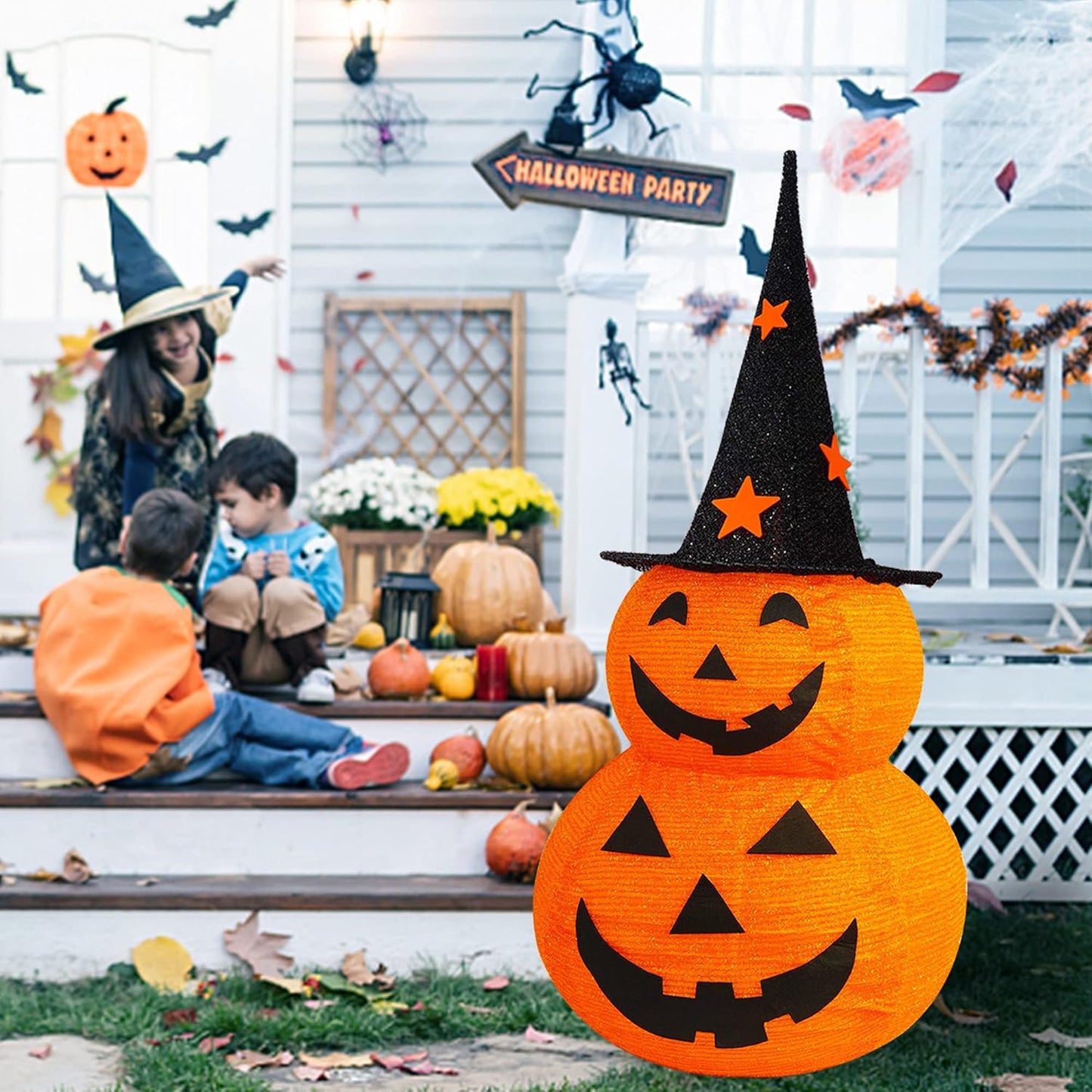 🎃 Vente chaude 50% de réduction 🎃🎃 Décorations de citrouille pliables Halloween