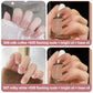 Ice-clear nude water-based nail polish - no baking required, peelable!