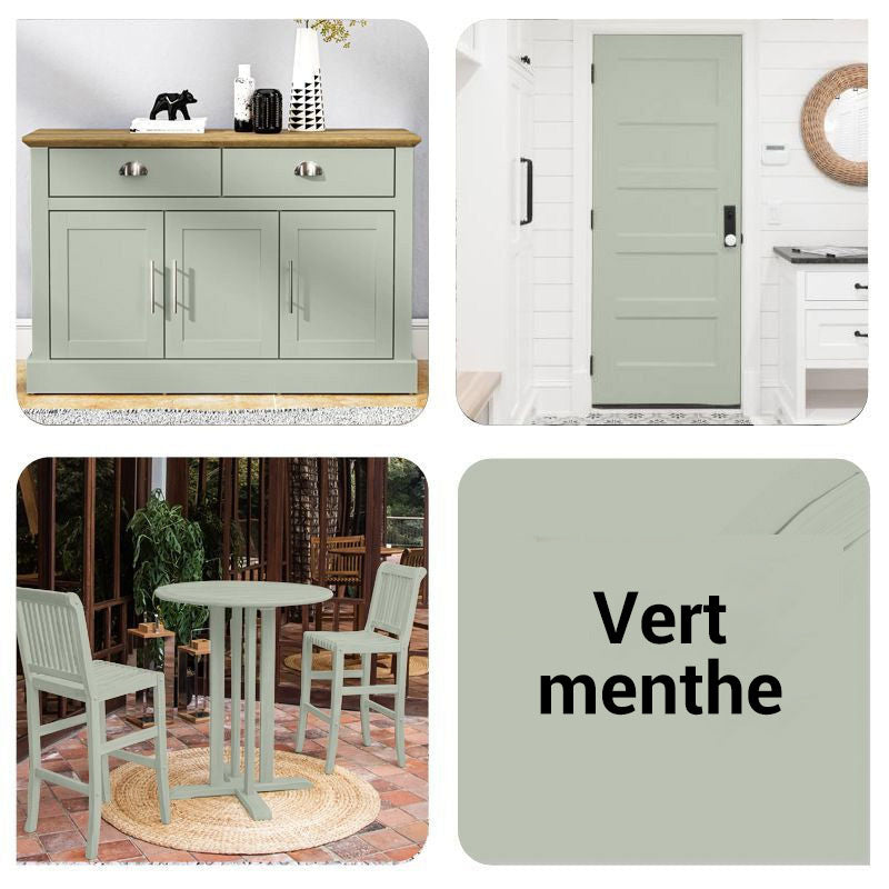 👍🍃Peinture de réparation et de rénovation de meubles en bois écologique, sans odeur, à base d'eau