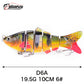 🎣Vente limitée : 50 % de réduction ⏰Leurre de pêche coulant multi-articulé ultra-réaliste