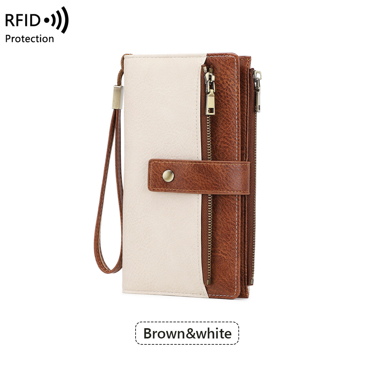 🔥Offre à durée limitée - Portefeuille rétro pour femme avec protection RFID à trois volets