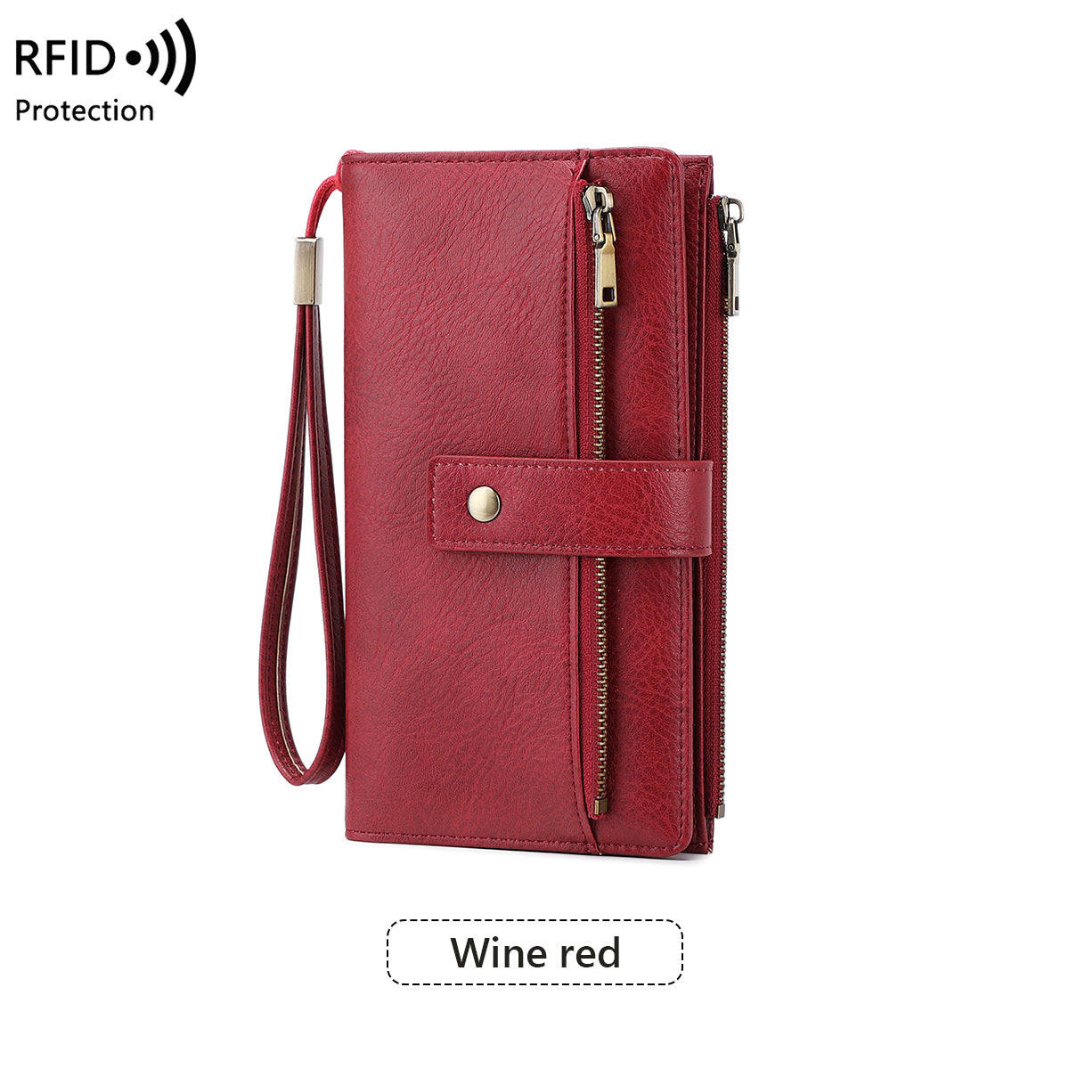 🔥Offre à durée limitée - Portefeuille rétro pour femme avec protection RFID à trois volets