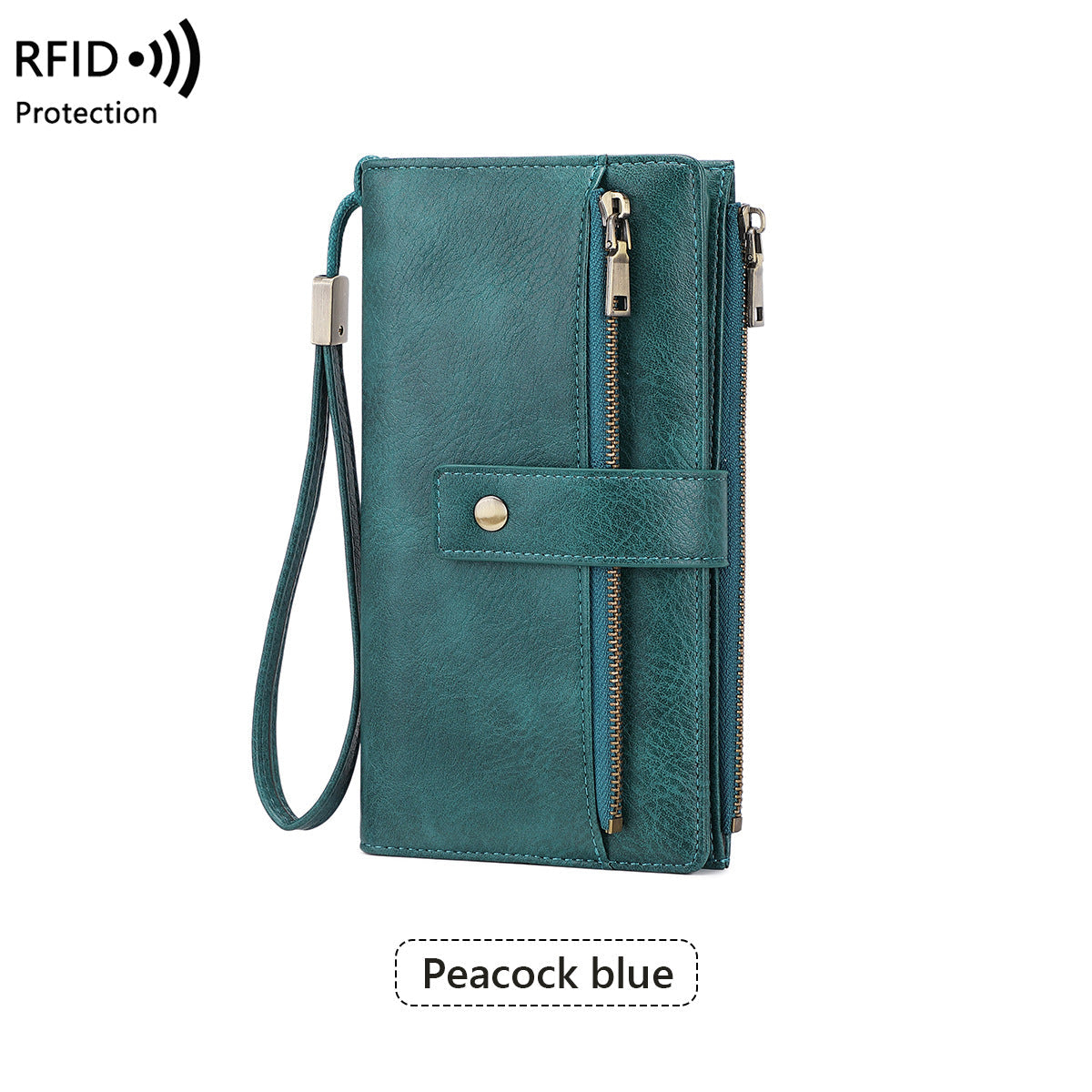 🔥Offre à durée limitée - Portefeuille rétro pour femme avec protection RFID à trois volets