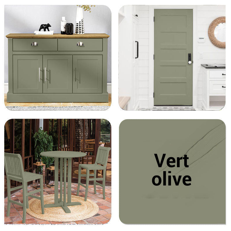 👍🍃Peinture de réparation et de rénovation de meubles en bois écologique, sans odeur, à base d'eau