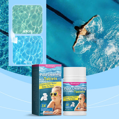 Pastilles nettoyantes pour piscines, pour une eau cristalline