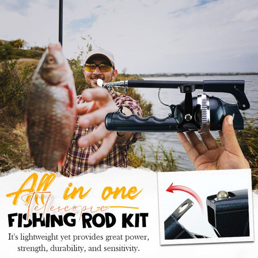 🎣 Ensemble de pêche rétractable universel