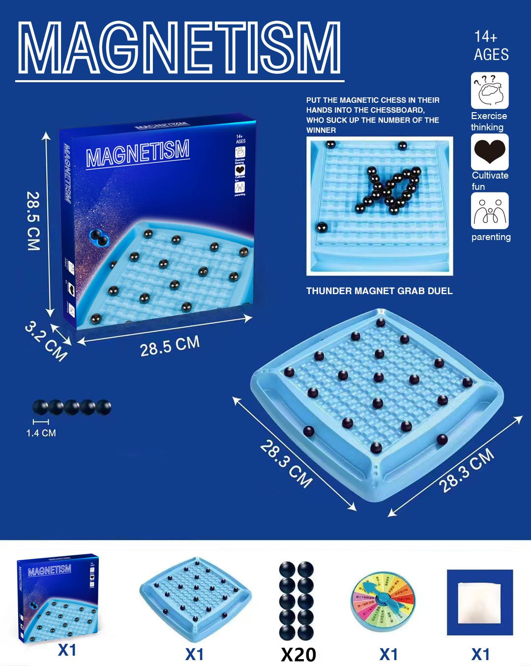 🎁Offre à durée limitée🔥Jeu d'échecs magnétique✨Cadeau idéal