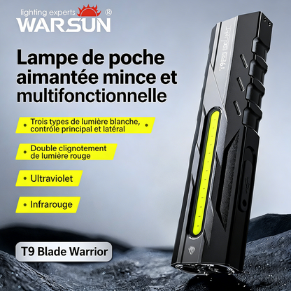 Blade Warrior - Lampe torche tactique multifonction (1700 lumens)