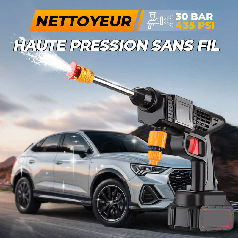 🚗 60% DE RÉDUCTION! 🧼 Nettoyeur Haute Pression Portable Sans Fil – Multifonction, Puissant & Batterie Lithium Rechargeable pour Voiture et Maison 💦